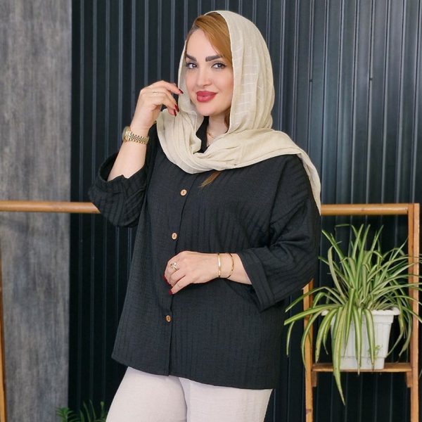 مانتو صوفیا پشت دکمه راشین