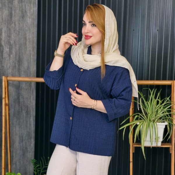 مانتو صوفیا پشت دکمه راشین