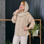 مانتو صوفیا پشت دکمه راشین