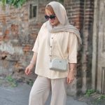 شومیز لینن هلالی - مانتو پاتریس رشت