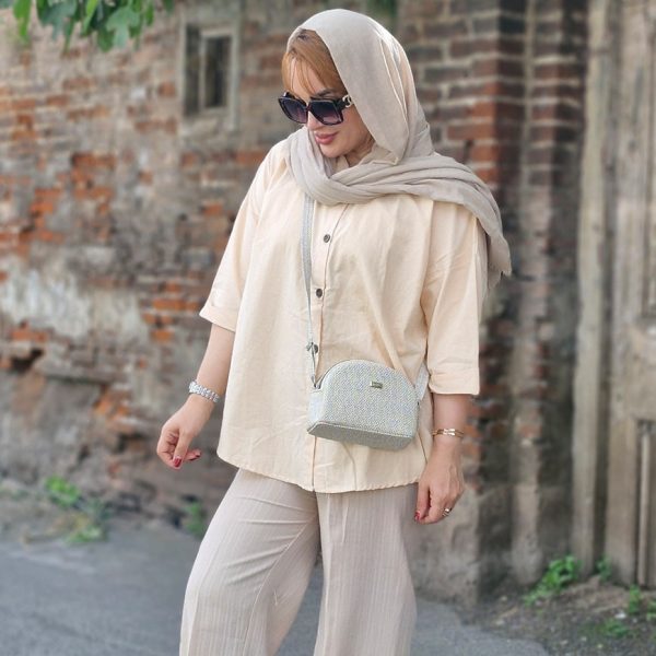 شومیز لینن هلالی - مانتو پاتریس رشت