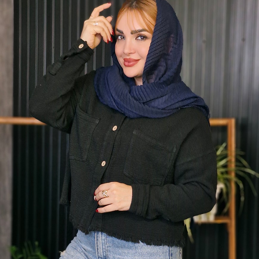 کت کراپ ریش دار - مانتو پاتریس رشت