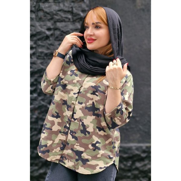 شومیز کتان چریکی