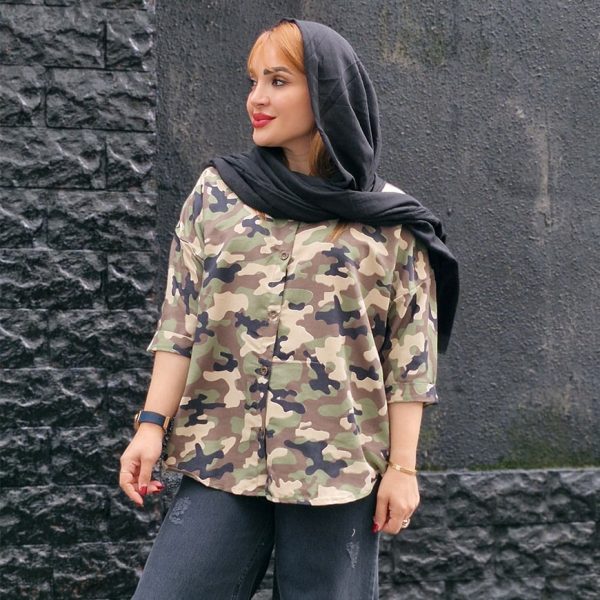 شومیز کتان چریکی