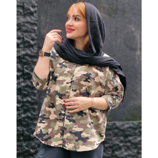 شومیز کتان چریکی - مانتو پاتریس رشت