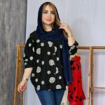 مانتو پانچ بابوس طرحدار