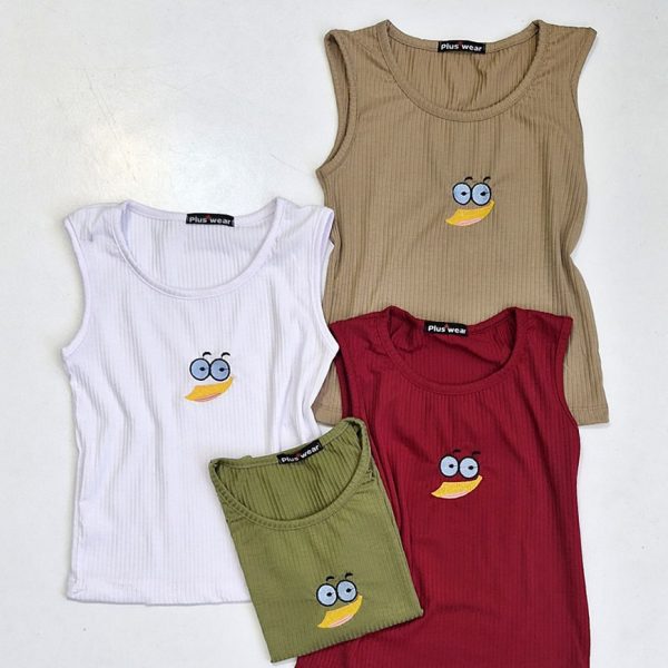 تاپ فانریپ حلقه ای گلدوزی اردک