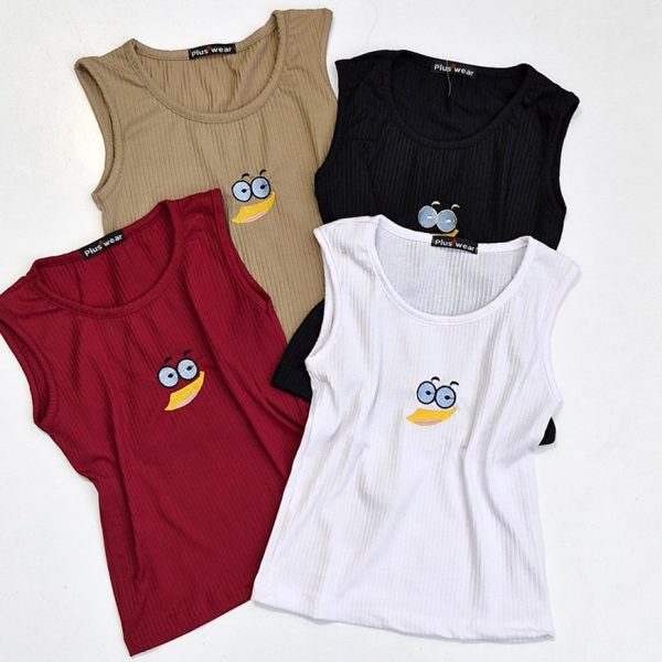 تاپ فانریپ حلقه ای گلدوزی اردک