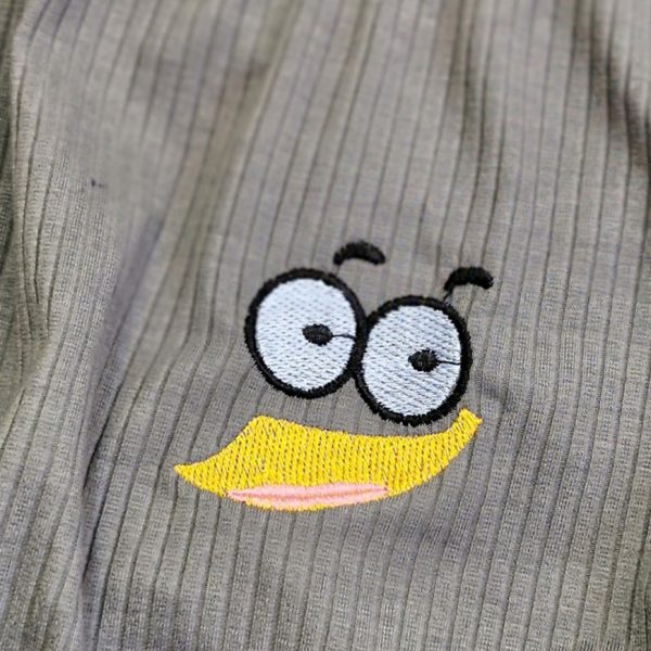 تاپ فانریپ حلقه ای گلدوزی اردک - مانتو پاتریس رشت