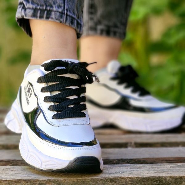 کتونی سفید مشکی بالنسیاگا