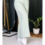 شلوار بگ لینن کمر کش