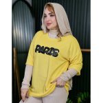تیشرت بیسکوییتی پولک دوزی