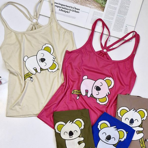 تاپ پشت حلقه چاپ کوآلا - مانتو پاتریس رشت