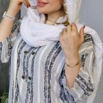 تونیک نخی 6 دکمه - مانتو پاتریس