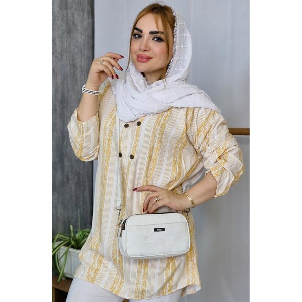 تونیک نخی 6 دکمه - مانتو پاتریس رشت