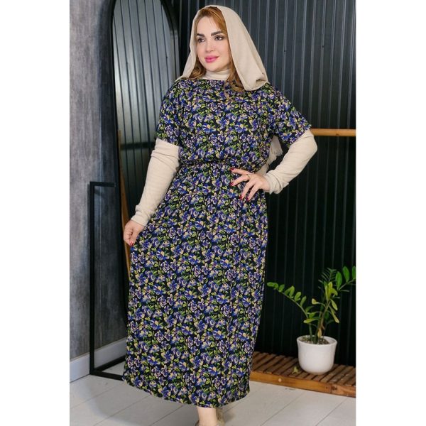 30200385-2-min پیراهن ساحلی آستین کوتاه طرحدار