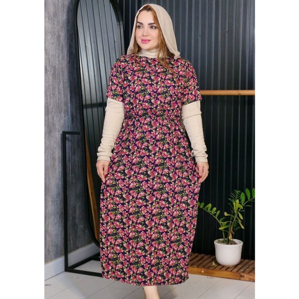 30200385-3-min پیراهن ساحلی آستین کوتاه طرحدار