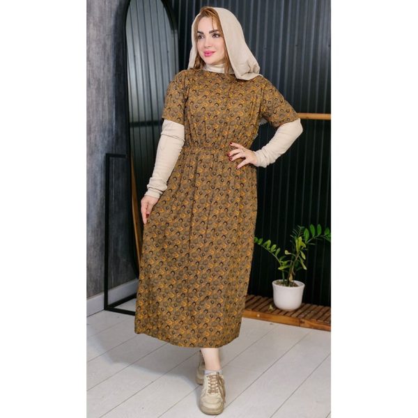 30200385-5-min پیراهن ساحلی آستین کوتاه طرحدار