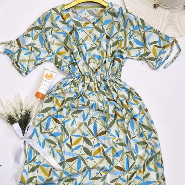 پیراهن آستین بندی نخی - مانتو پاتریس رشت