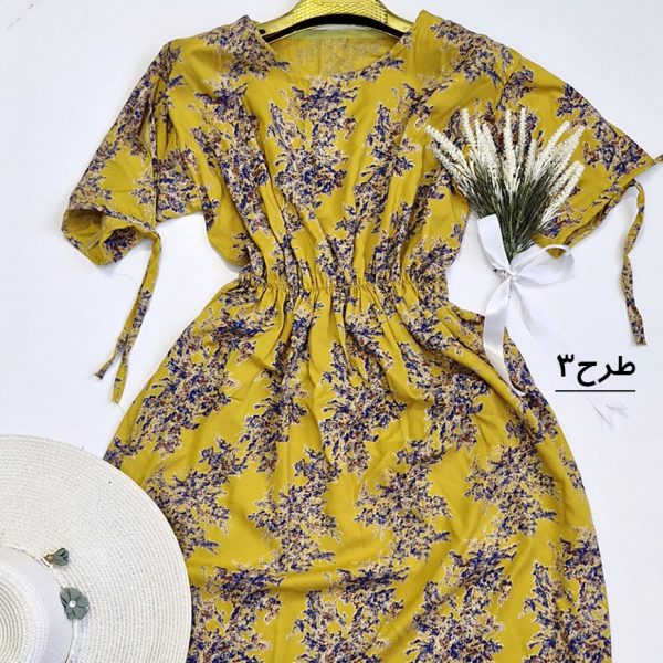 پیراهن آستین بندی نخی