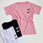 تیشرت چاپ 2 نایک نخ پنبه