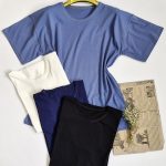 تیشرت بیسیک رنگی نخ پنبه -