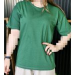 تیشرت بیسیک رنگی نخ پنبه - مانتو پاتریس رشت