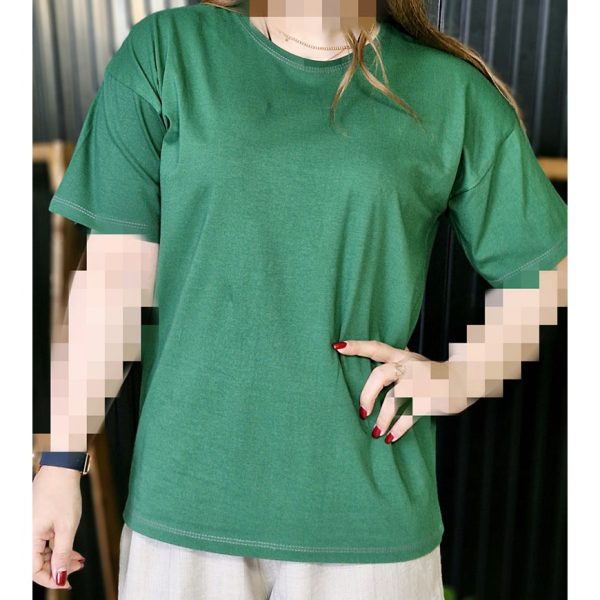 تیشرت بیسیک رنگی نخ پنبه - مانتو پاتریس رشت