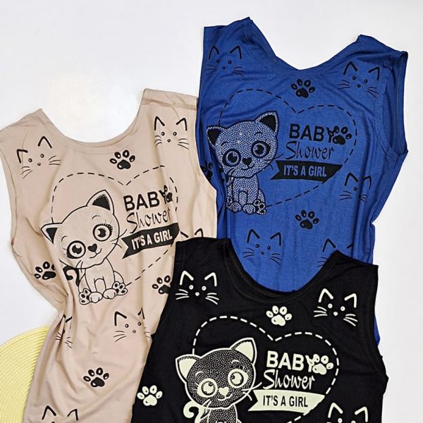 تاپ حلقه ای گربه نگینی - مانتو پاتریس رشت