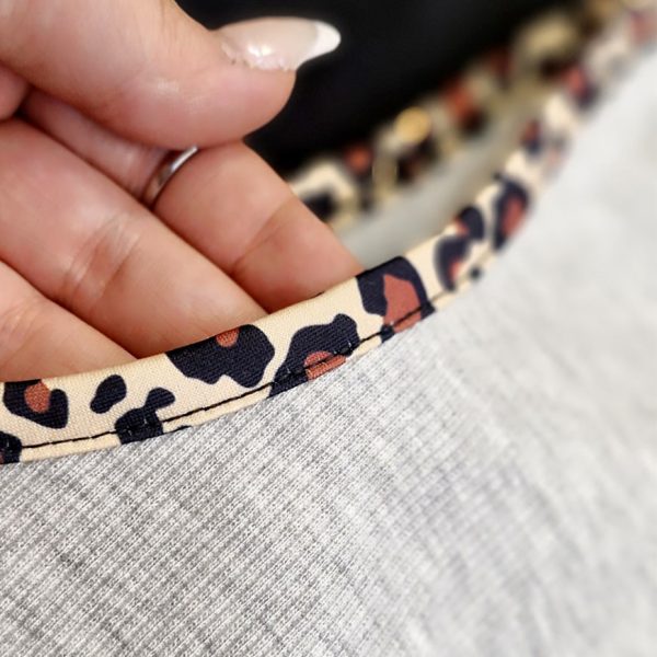 تاپ حلقه ای کراپ نوار پلنگی فانریپ