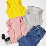 تاپ کراپ بند گلدار - مانتو پاتریس رشت