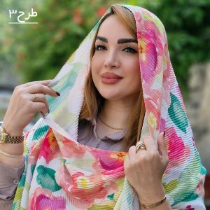 شال پلیسه آبرنگی - مانتو پاتریس رشت