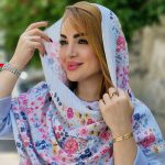 شال پلیسه گل رنگی - مانتو پاتریس رشت