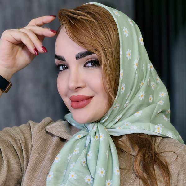 مینی اسکارف نخی بابونه
