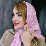 مینی اسکارف نخی بابونه