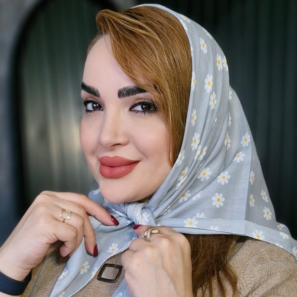 مینی اسکارف نخی بابونه