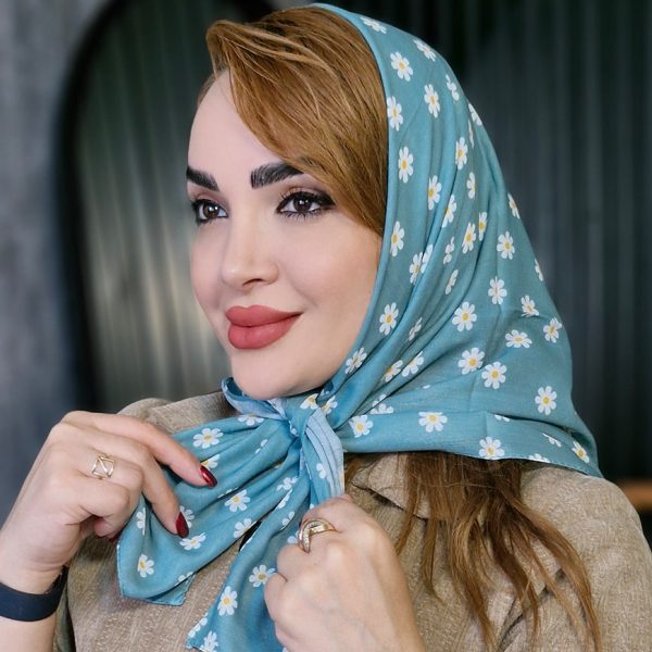 مینی اسکارف نخی بابونه