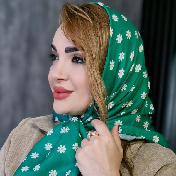 مینی اسکارف نخی بابونه