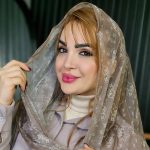 شال توری کرم