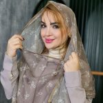 شال توری کرم