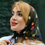 مینی اسکارف تور گلدوزی