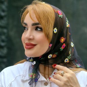 مینی اسکارف تور گلدوزی