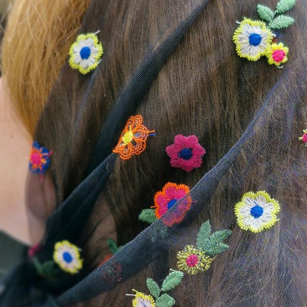 مینی اسکارف تور گلدوزی - مانتو پاتریس رشت