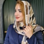 شال کریشه مستطیل رنگی