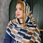 شال کریشه مستطیل رنگی