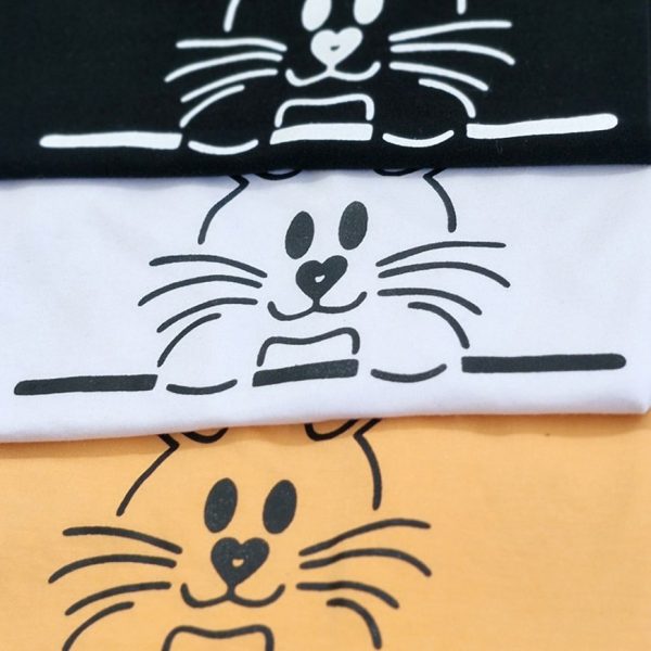 تیشرت کراپ خرگوش نخ پنبه