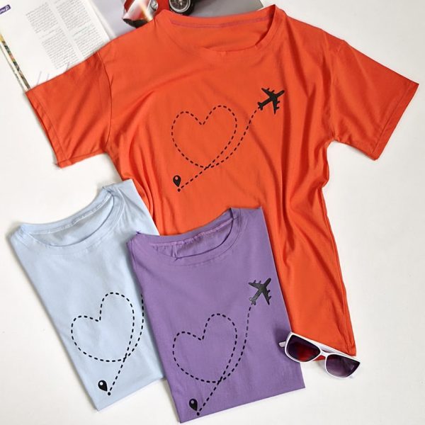 تیشرت چاپ هواپیما