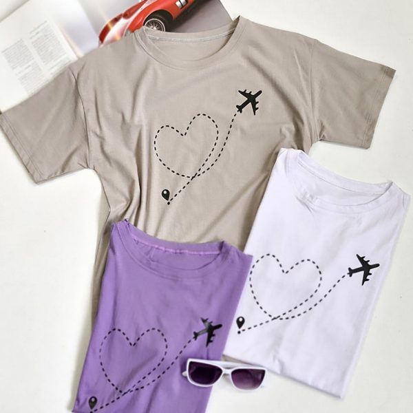 تیشرت چاپ هواپیما