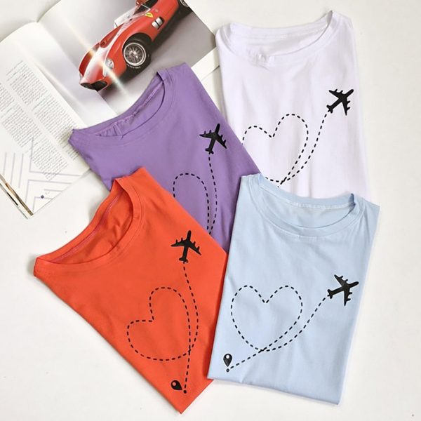 تیشرت چاپ هواپیما - مانتو پاتریس رشت