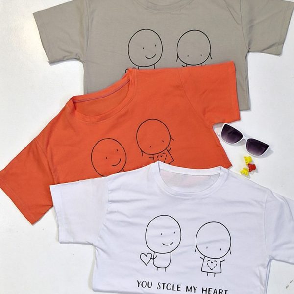 تیشرت چاپ آدمک خطی